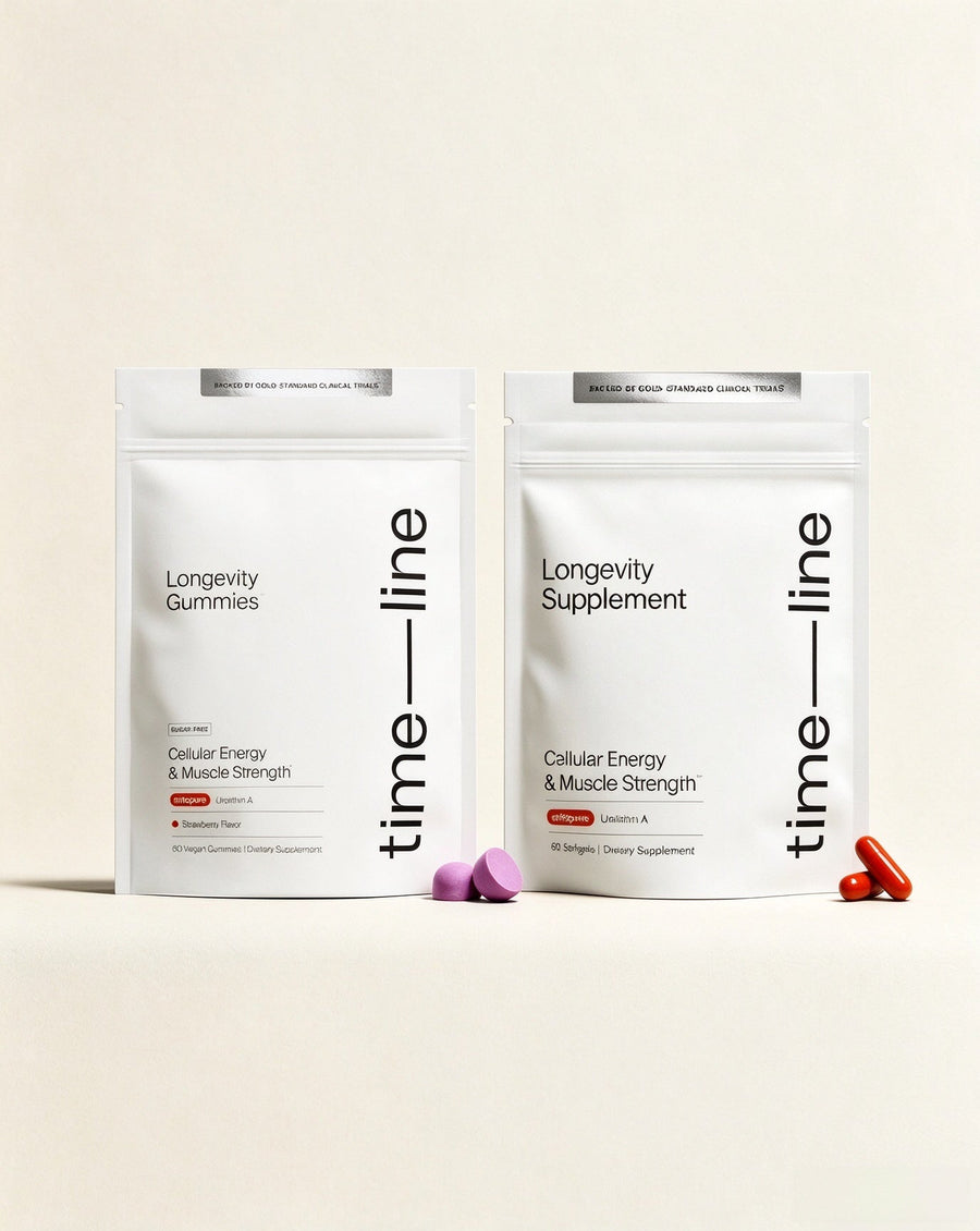 Timeline Mitopure Urolithin A Supplement Softgels - Clinically Proven Support for Healthy Aging and Cellular Renewal - Mitoceutical for Muscle Support and Longevity